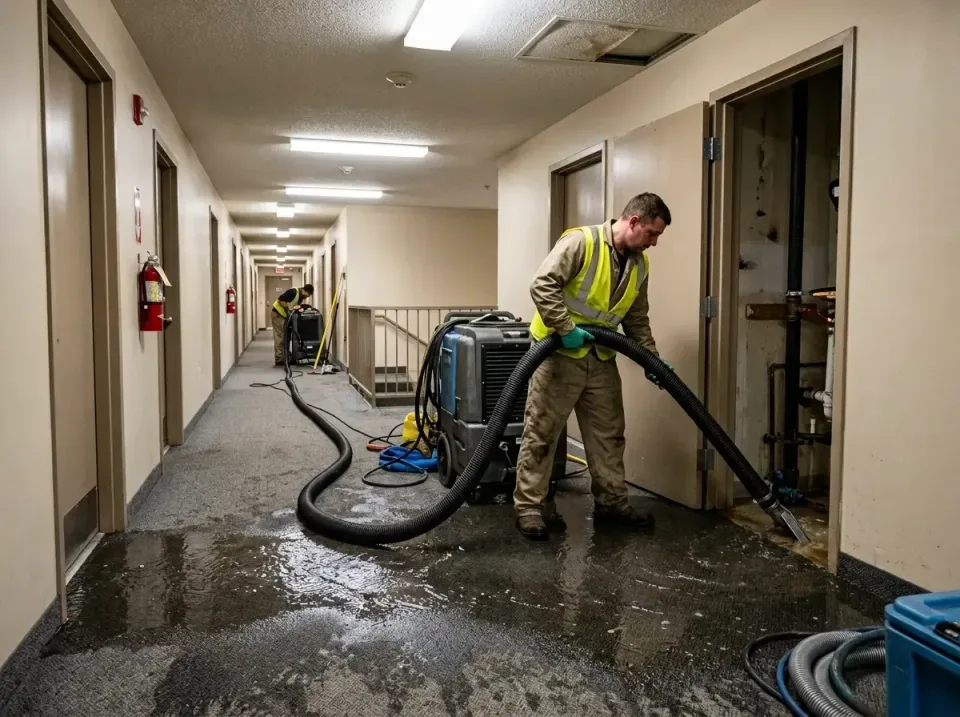 multi-unit-apartment-hallway-f-005 — frequently asked questions, Emergency Burst Pipe Water Extraction & Removal in Manning,…